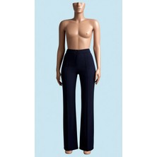 Thiff Gymwear Kadın Krep Kumaş Likralı Palazzo Pantolon 3'lü Set Yüksek Bel Regular Kesim Rahat Kullanım