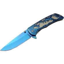 Tekinhediyelik Geyikli Çakı Blue