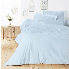 Nesco Lacivert %100 Pamuk Çift Kişilik 200x220 6 Parça Nevresim Takımı | 160x200x35 Lastikli Çarşaf + 4 Yastık