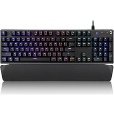 GamePower Calypso Kablolu Oyun Klavyesi RGB Optik Mavi Switch ve Kare Tuş Formu ile