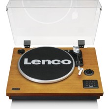 Lenco LS-55 Ahşap Hoparlörlü Bluetoothlu Pikap USBli MP3 Kayıt Özellikli Estetik Tasarım