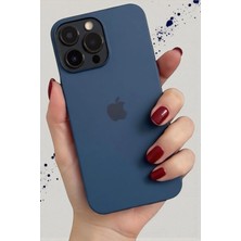 ProNorth IPhone 14 PRO Uyumlu Kılıf Logolu Soft Yumuşak İçi Kadife Lansman Kapak