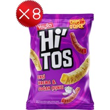Yayla Hi\'tos Ekşi Krema ve Soğan Çeşnili Patates Çerezi 100 G X8