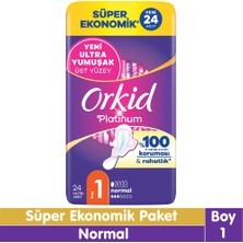 Orkid Platinum Normal Ped Süper Ekonomik Paket 24 Adet