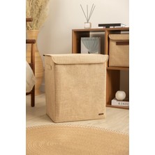 Koza Home Tidy Jüt Kapaklı Düzenleyici Büyük Kutu (40X50X30CM) 6012