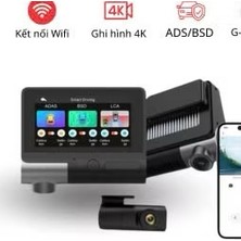 Victor Mobil Uygulama ile Uzaktan Izleme, Wi-Fi Destekli Araç Kamerası. Kolay Kurulum, Sökülebilir. Ön-Arka Çift Kayıtlı Gizli 4K (2160P), Gece Görüşlü, 64GB Sd Kart Hediyel,araç Içi Kameralar
