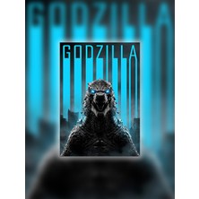Tugo A4 Boyutunda Metal Godzilla Tablosu