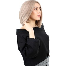Colezium Kahkülsüz Düz Kısa Fiber Sen Peruk / Küllü Bebek Sarı
