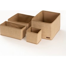 Koza Home Tidy Jüt Dolap Içi 4'lü Organizer  6010