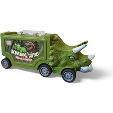 Hureggo Vintage Plastik  ''dinozor Taşıma Aracı''16 cm