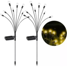 Kaia Life 2'li Solar Bahçe Aydınlatması 10 Ledli 2 Modlu Gün Işığı