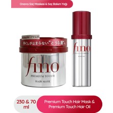 Fino Onarıcı Saç Maskesi & Saç Bakım Yağı Seti: Premium Touch Hair Mask & Hair Oil