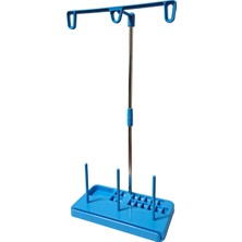 Moonstar Ev Tipi Dikiş Makinesi Mavi Plastik Çardak Seti (Metal Borulu) / TS-500