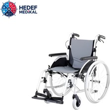  maxihealth katlanabilir hafif alüminyum hızlı çıkarılabilir tekerlekli sandalye