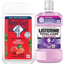 Listerine Total Care Hafif Tat Alkolsüz 250 ml + Le Petit Marseillais Çilek 250 ml