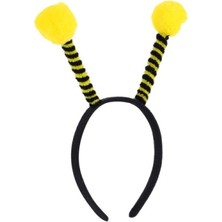 Pileli Store Sarı Ponponlu Mega Arı Maya Tacı