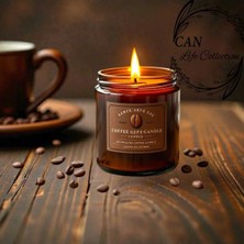 CAN Life Collection Kahve Aromalı Cam Kavanoz Mum