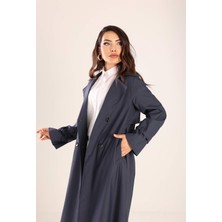 SahraAfra Parrot Trençkot Kadın Oversize