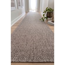 Melaris Halı Cehu Yolluk Naturel Jüt Halı Örme Kilim Sisal Hasır Halı Mutfak Balkon Halısı