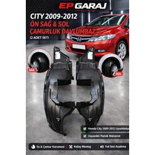 EP Garaj Otomotiv Honda Cıty 2009–2012 Model Sağ & Sol Çamurluk Davlumbaz Takımı