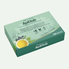 APİMEDİCİNE Apimedicine Apidiab Kan Şekeri Desteğine Yönelik Yoğun Ekstraktlı Fonksiyonel Bitki Çayı