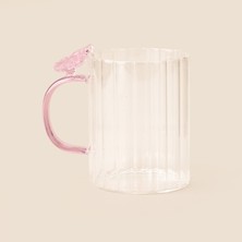 MİEN Mien Butterfly Cam Kupa - Şeffaf - 400 ml