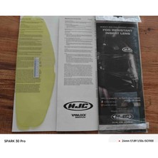 Hjc Rpha 10 Plus Motosiklet Kaskları Için Tasarlanmış Bir Hjc Pinlock Buğu Önleyici Vizör Ekranıdır.  Işlevi: Vizörün Içine Yerleştirilerek Nemi Emen Özel Plastik Yapısı ve Silikon Contası Sayesinde