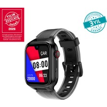 Ttec Kidi Pro AMOLED Ekranlı GPS 4G Sim Kartlı Akıllı Çocuk Saati Panter Siyahı 2KSW03