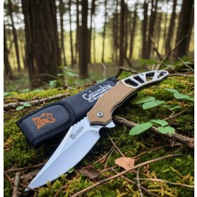 Knivox Columbia Company A3390-B Fixed Blade Brown Auto Kamp Çakısı