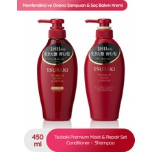 Tsubaki Saç Bakım Seti: Nemlendirici Şampuan & Saç Bakım Kremi (450 ml + 450 Ml)