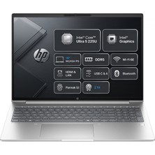 Hp Probook 4 G1I Aı Ultra 5 225U 32GB 2tb SSD 16" Wuxga Windows 11 Pro Laptop, Notebook CW5W7EA 018