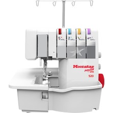 Moonstar Ev Tipi Çok Fonksiyonlu Profesyonel Overlok Dikiş Makinesi 2-3-4 Iplik / Model 520