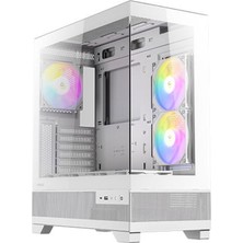 Antec CX700 Argb Whıte Temperli Camlı Type-C X1 Mid Tower Atx Gaming Kasa