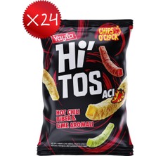 Yayla Hi\'tos Hot Chili Biber ve Lime Aromalı Patates Çerezi 100 G X24