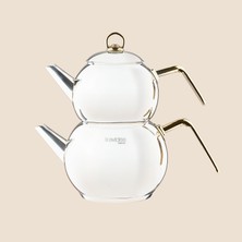 Evidea Kitchen Solena Çaydanlık - Gri - 2 Lt + 1 Lt