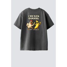 Monila Erkek Çocuk Pamuklu Bisiklet Yaka Sırtı Baskılı T-Shirt