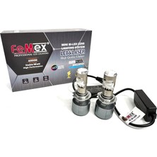 Ford Focus 3 LED Xenon Kısa Far Ampulu Femex Pro Plus 7540 H7 Kendinden Mercekli Far Tutucu Hediye
