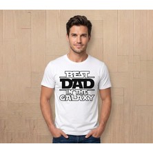 Durak Reklam Best Dad Ever ütü ile uygulanabilen DTF tekstil baskı