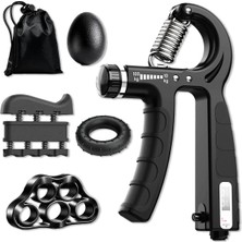 Linalp Güçlendirici El Parmak Egzersiz Seti 5 Parça Stres Topu Direnç Bandı Fitness Aleti 842121SF2S5E Fitness &amp; Kondisyon