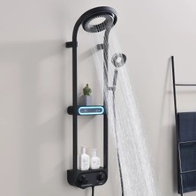 Mase Mode Life Velvet Duvara Monte Duş Sistemi Black