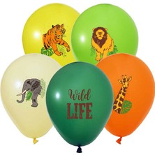 Keskin Sound Wıld Lıfe Baskılı Balon 100 Lü