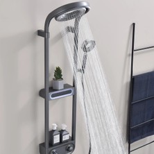 Mase Mode Life Velvet Duvara Monte Duş Sistemi Gun Grey