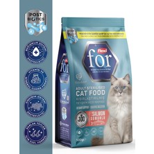 Flexi For Somonlu Kısırlaştırılmış Kedi Maması 500 gr – Postbiyotik Destekli, Urinary & Hassas Sindirim Destekli Yetişkin Kedi Maması