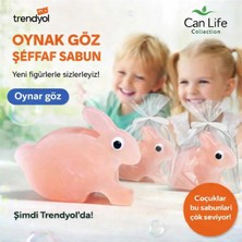 CAN Life Collection Oynar Gözlü Şeffaf Tavşan Sabun Eğlenceli Hediyelik