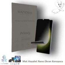 Tkgz realme P4 Lite Uyumlu NANO Ekran Koruyucu Esnek ULTRA İnce SANDEX - MAT HAYALET