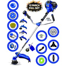 EISENN Eısenn German Hard 12 Parça Full Seli Metal Şanzuman Yan Tipi Ot Çim Çalı Çayır Çim Biçme Tırpan