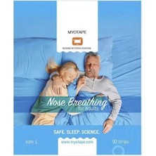 Myotape Myotape Ağız Bandı Horlama Desteği Hipoalerjenik Ağız Kapama Uyku Bandı.    Medium / Large 90 lı paket