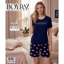 Boyraz ML-01953  Kadın Milan Kısa Kol Şortlu Takım