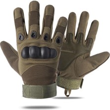 Motiva 511 Model Taktik Combat Motosiklet Bisiklet Outdoor Sport Korumalı (Tam Parmak) Eldiven