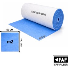 Faf G4-Eu4 Tipi  Mavi/beyaz Elyaf Filtre  M2